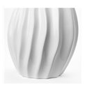 Vase Gallipoli, white, H31cm, 19.5x16cm