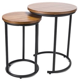 Кофейный столик Tenessi, D40xH50cm, D30xH45см