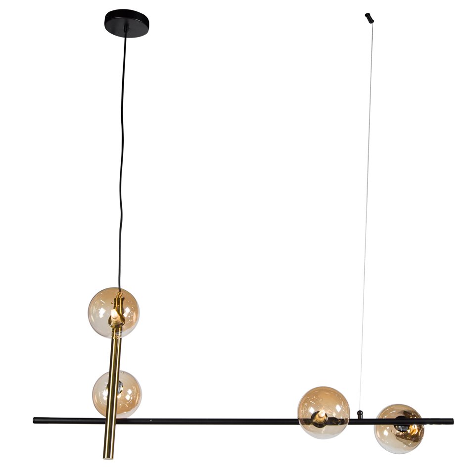 Pendant lamp Radlin, H60-120x100x25cm, G9x4 LED 3W(MAX)