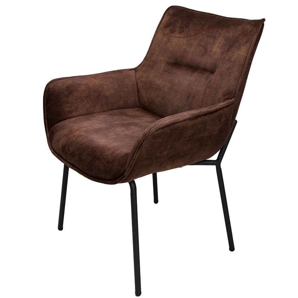 Стул Sandy 27, коричневый, H89x59x66cm, высота сиденья 47см