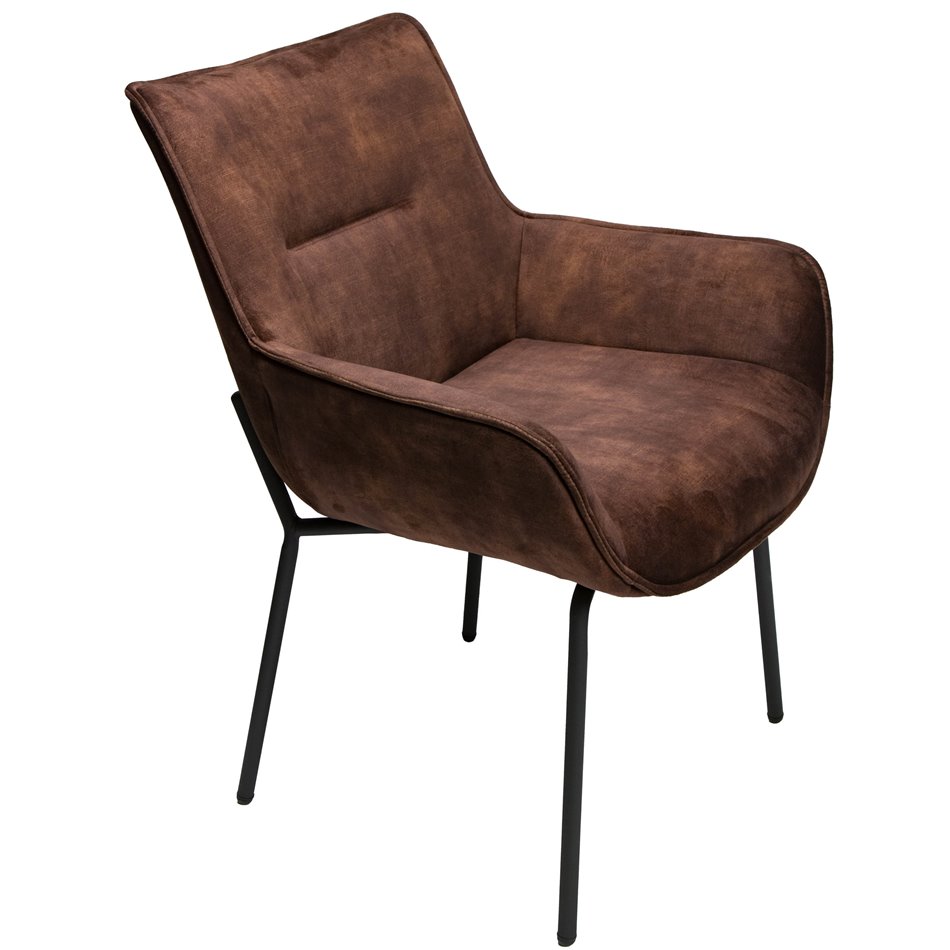 Стул Sandy 27, коричневый, H89x59x66cm, высота сиденья 47см