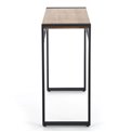 Console table Holivar, oak/black color, MDF/steel,  H76x90x35cm