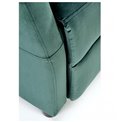 Recliner chair Helipe, dark green velvet, H103-76x64x84-135cm, seat H48cm