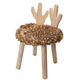 Kids chair Deer, brown, D27xH38cm