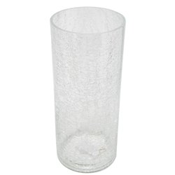 Vase Cracked Cylinder, H30cm, D13cm