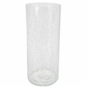 Vase Cracked Cylinder, H30cm, D13cm