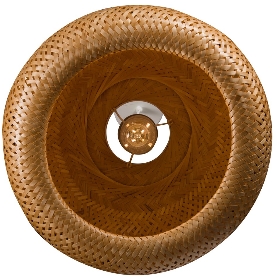 Подвесной светильник Bamboo, натуральный, E27, 40W(MAX), D46x H80см