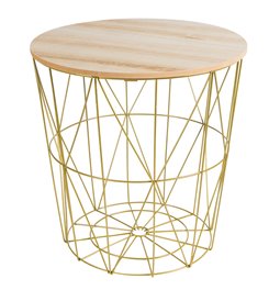 Table Kumi with tray, D40cm H41cm