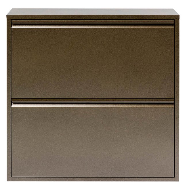 Полка для хранения обуви Caruso 2, бронзовый цвет, H77x75x22cm