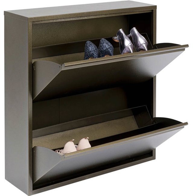 Полка для хранения обуви Caruso 2, бронзовый цвет, H77x75x22cm