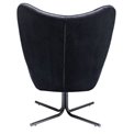 Dinner chair Oscar, swivel black, 95x82x73cm, seat height 45cm