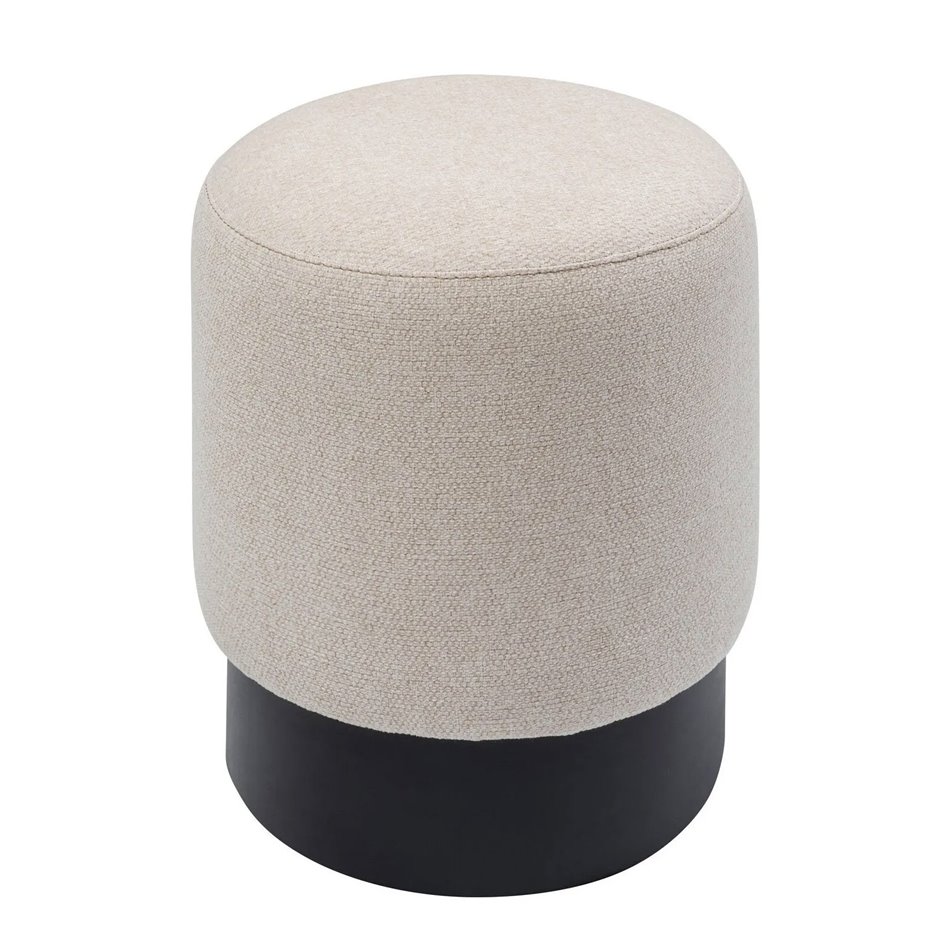 Stool Cherry Cream, H44xD36cm