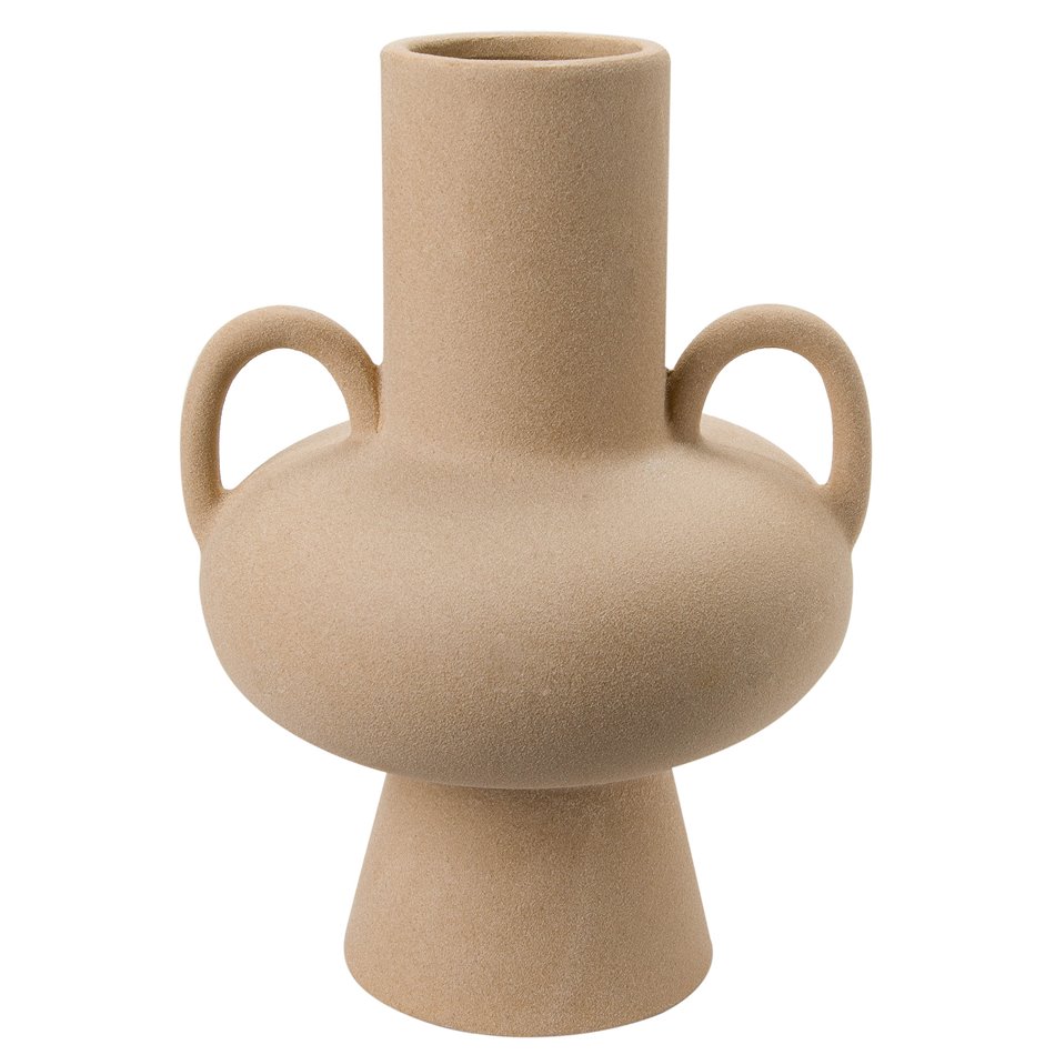 Ваза Stefanya, бежевая, H23cm