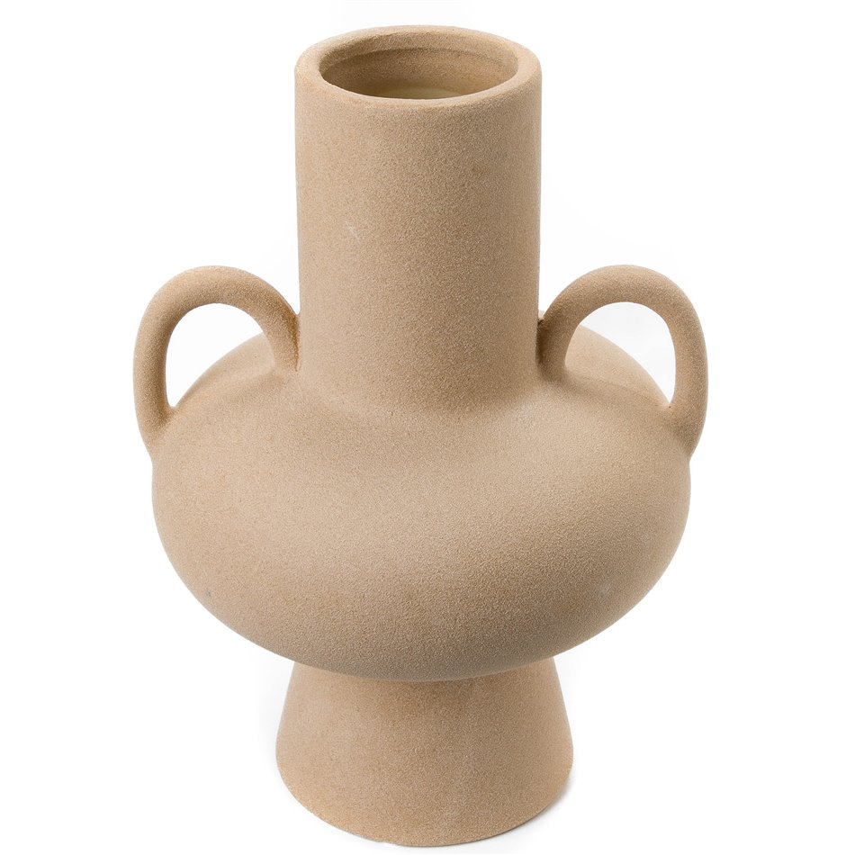 Ваза Stefanya, бежевая, H23cm