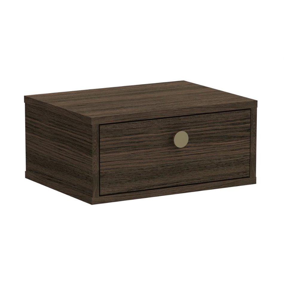 Bedside table Acmonfort, brown, H18x40x30cm 
