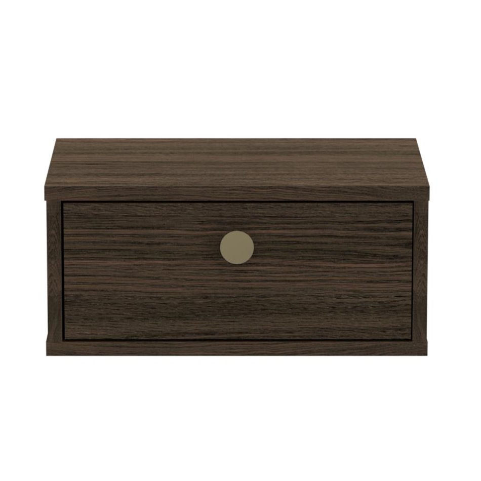 Bedside table Acmonfort, brown, H18x40x30cm 