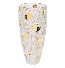 Crystal vase Lisboa, H35cm