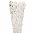 Crystal vase Glacier with gold lines,  30x14x11.5cm