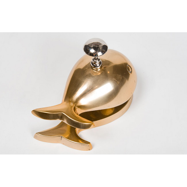 Table bell Fish, aluminium, 13x8x8.5cm