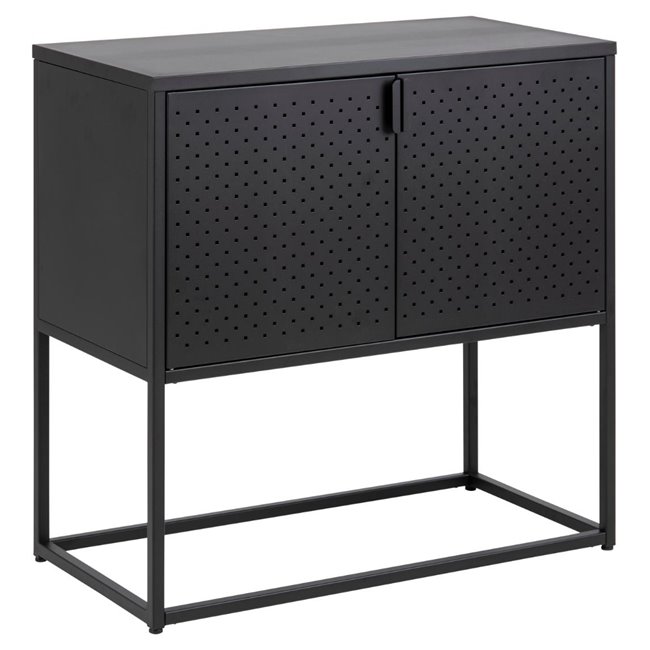 Sideboard Acevton, black, H80x82x40cm 