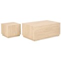 Coffee table set Aice, beige, H42x100x60cm 