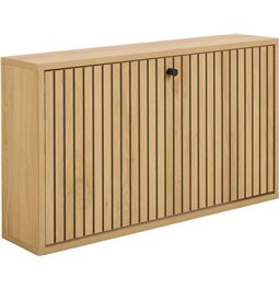 Shoe rack Albany, natural color, H43x72x17cm 
