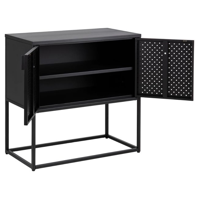 Sideboard Acevton, black, H80x82x40cm 