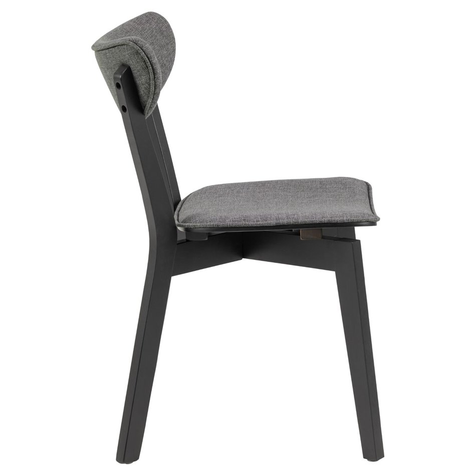 Dining chair Aroxby, set of 2 pcs, grey, H79.5x45x55cm, seat height 45cm