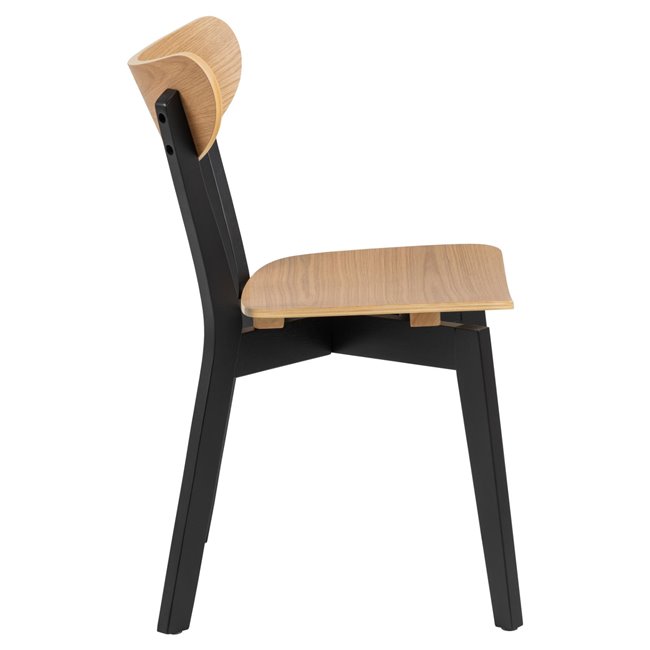 Dining chair Aroxby, set of 2 pcs, natural color, H79.5x45x55cm, seat height 42.5cm