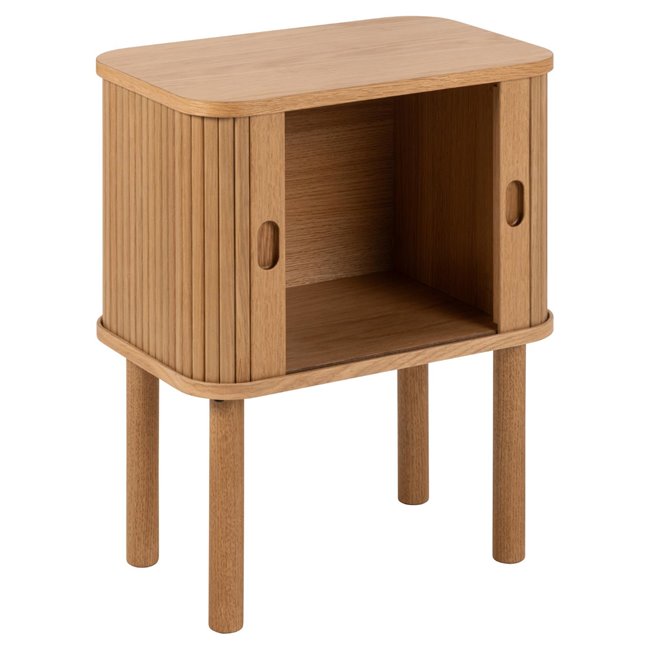 Bedside table Angley, natural color, H60x45x30cm 