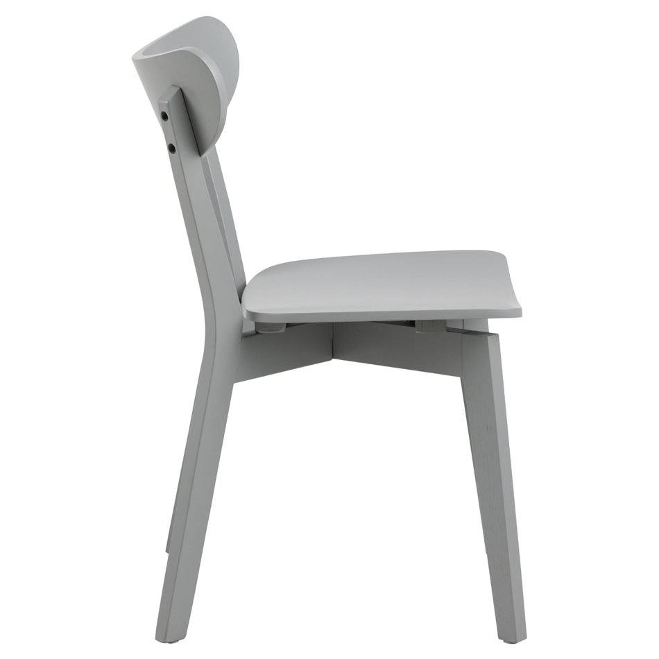 Dining chair Aroxby, set of 2 pcs, grey, H79.5x45x55cm, seat height 42.5cm