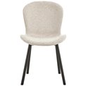 Dining chair Asra, set of 2 pcs, beige, H86x50x58cm, seat height 47cm