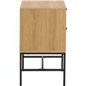Bedside table Albany, natural color, H70x46x40cm 