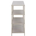 Bookcase Seaford, light grey/beige, H78x114x35cm 