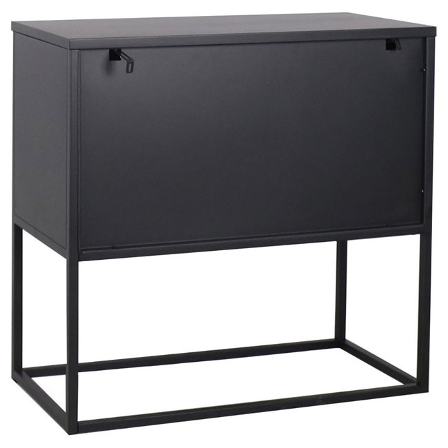 Sideboard Acevton, black, H80x82x40cm 