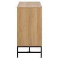 Chest of drawers Albany, natural color, H80x81x40cm 