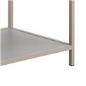 Bookcase Seaford, light grey/beige, H78x114x35cm 
