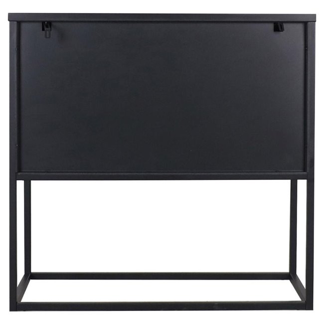 Sideboard Acevton, black, H80x82x40cm 