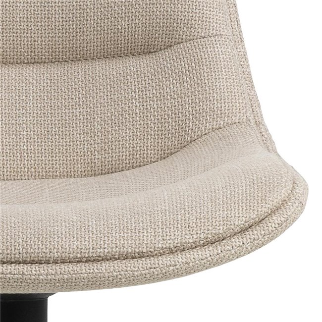 Bar chair Aisa, set of 2 pcs, beige, H95x47x52.5cm, seat height 65-86cm