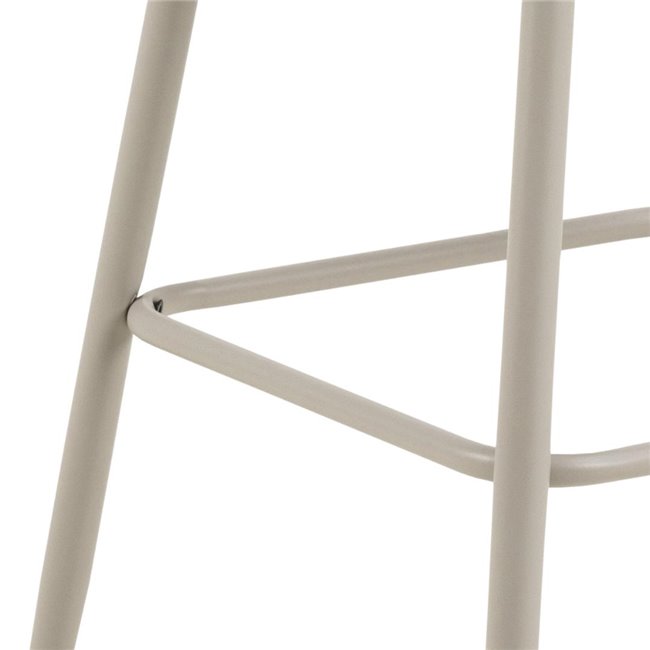 Bar chair Aleanor, set of 2 pcs, beige, H105x54x52cm, seat height 78-78cm