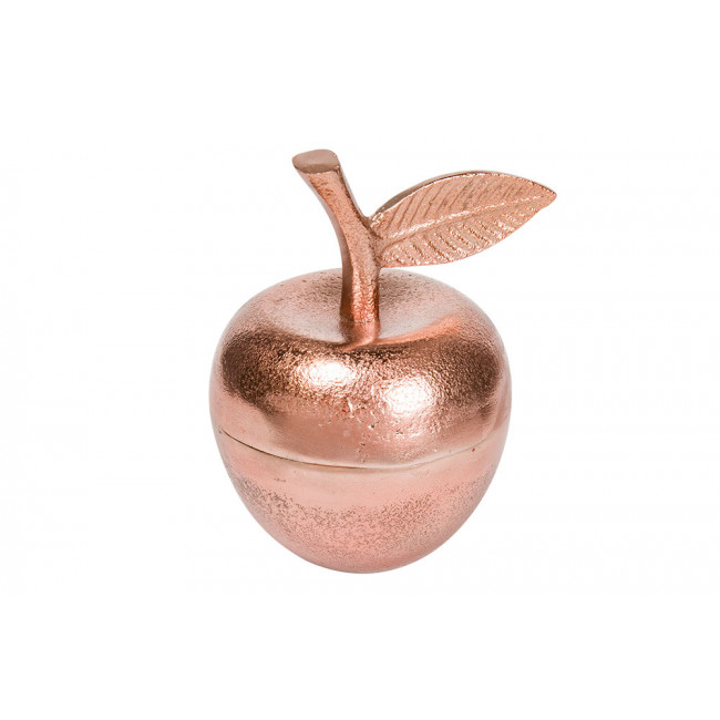 Decorative bowl Apple, aluminium, H12.5x11x11cm