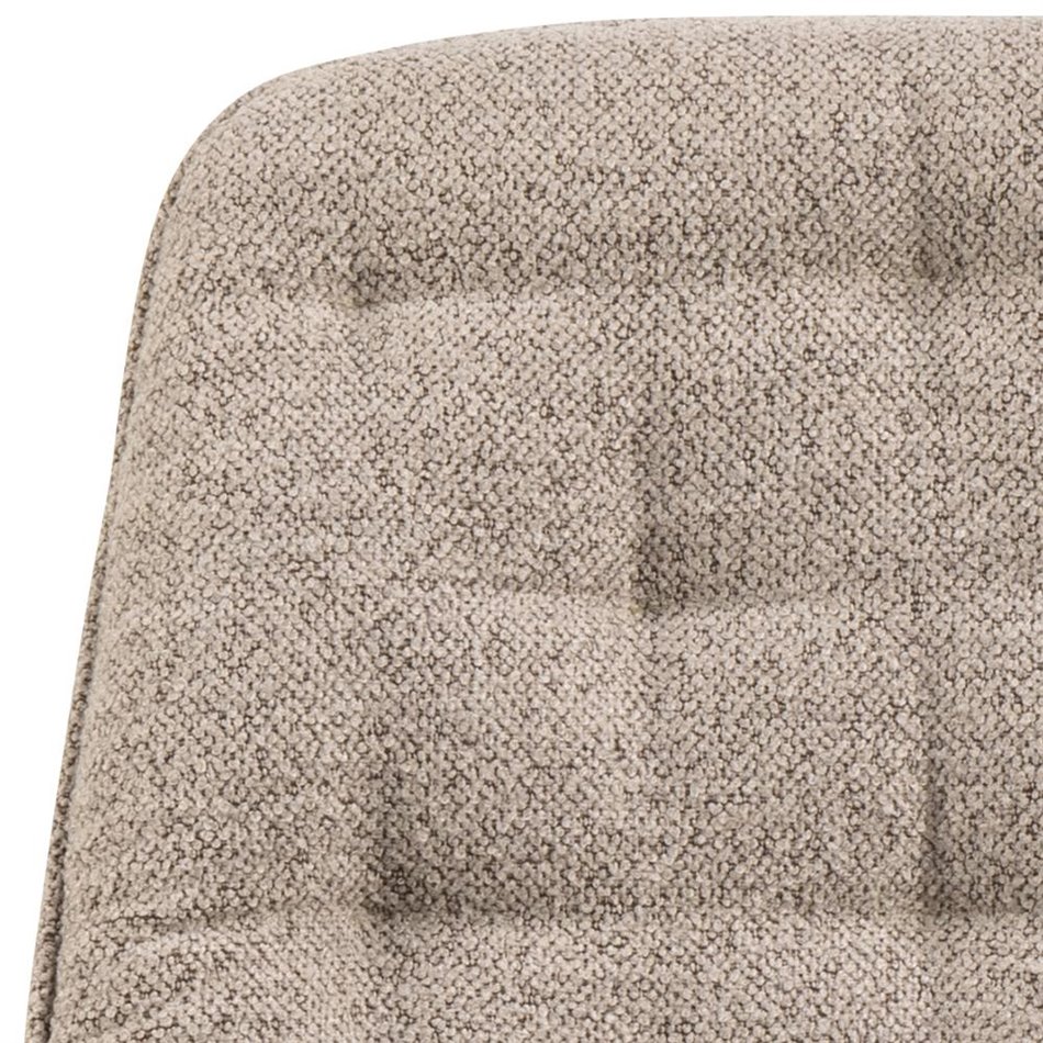 Office chair Ariko, beige, H106x60x67.5cm, seat height 47-57cm