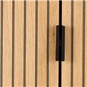 Cabinet Aipur, natural color, H140x80x40cm 