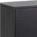 Sideboard Acevton, black, H80x82x40cm 