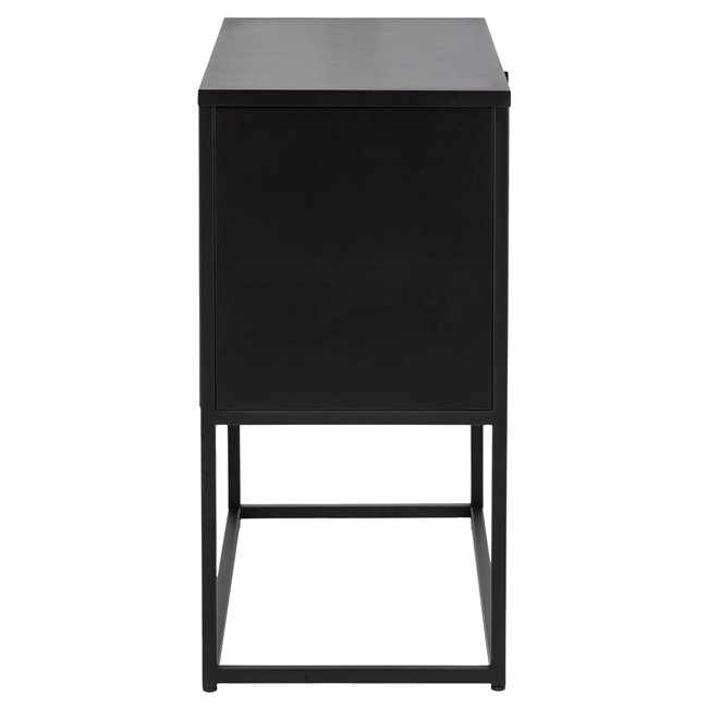 Sideboard Acevton, black, H80x82x40cm 