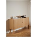 Sideboard Angley, natural color, H80x160x40cm 