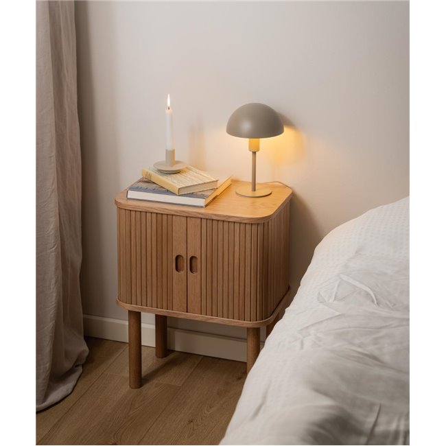 Bedside table Angley, natural color, H60x45x30cm 