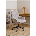 Office chair Ariko, beige, H106x60x67.5cm, seat height 47-57cm