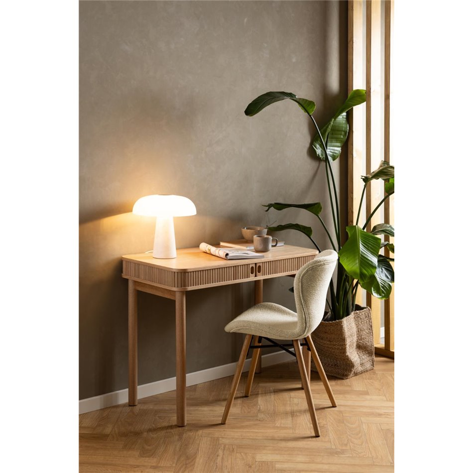 Dining chair Atilde, set of 2 pcs, beige, H82.5x47x53cm, seat height 46.5cm