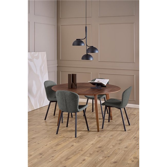 Dining chair Asra, set of 2 pcs, dark grey, H86x50x58cm, seat height 47cm